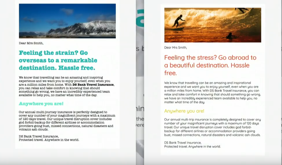 Campagnes publicitaires différenciées pour le même public introverti et extraverti par DataSine