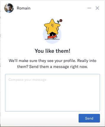 Exemple d'illustration sur le site OKCupid