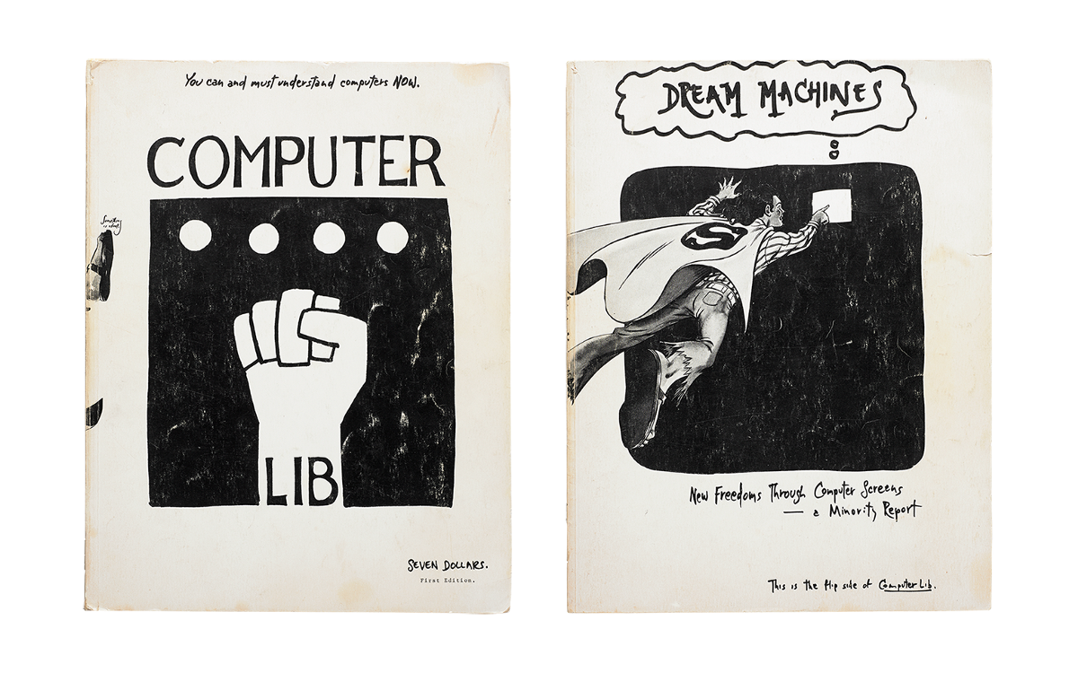 "Vous pouvez et devez comprendre les ordinateurs dès maintenant, Ted Nelson, Computer Lib/Dream Machines, 1974